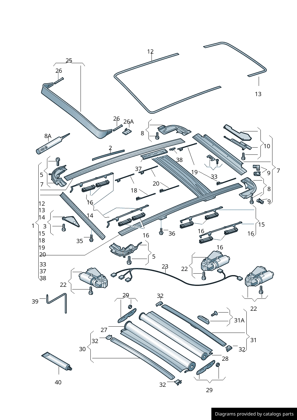 Car part diagram