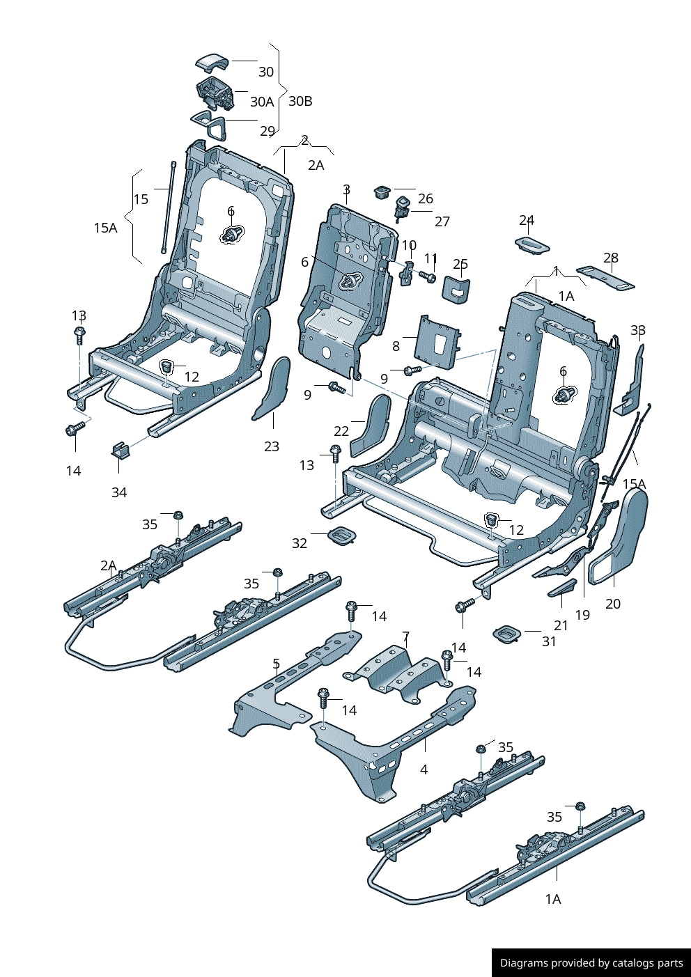 Car part diagram