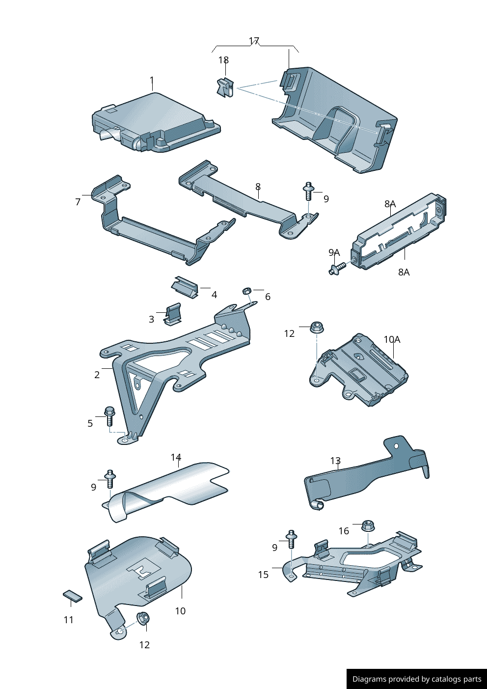 Car part diagram