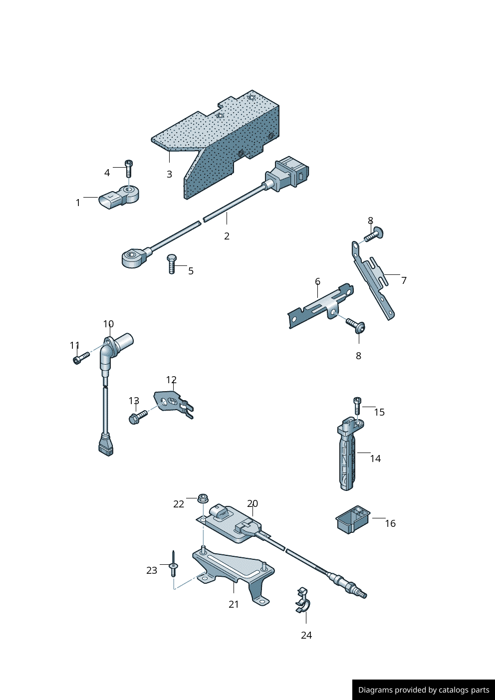 Car part diagram