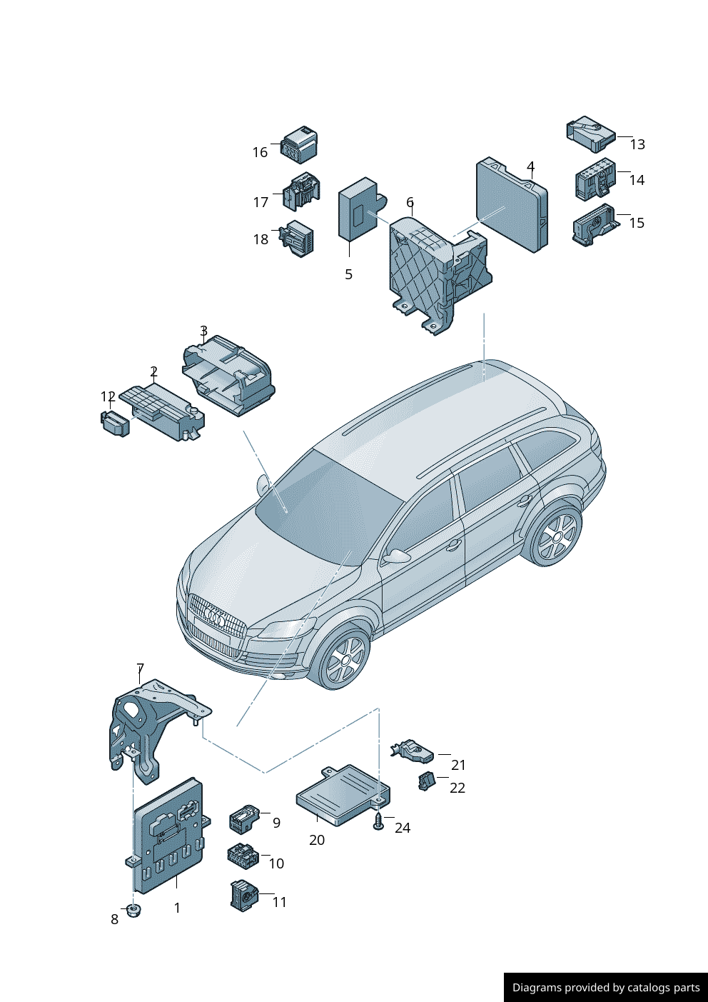 Car part diagram