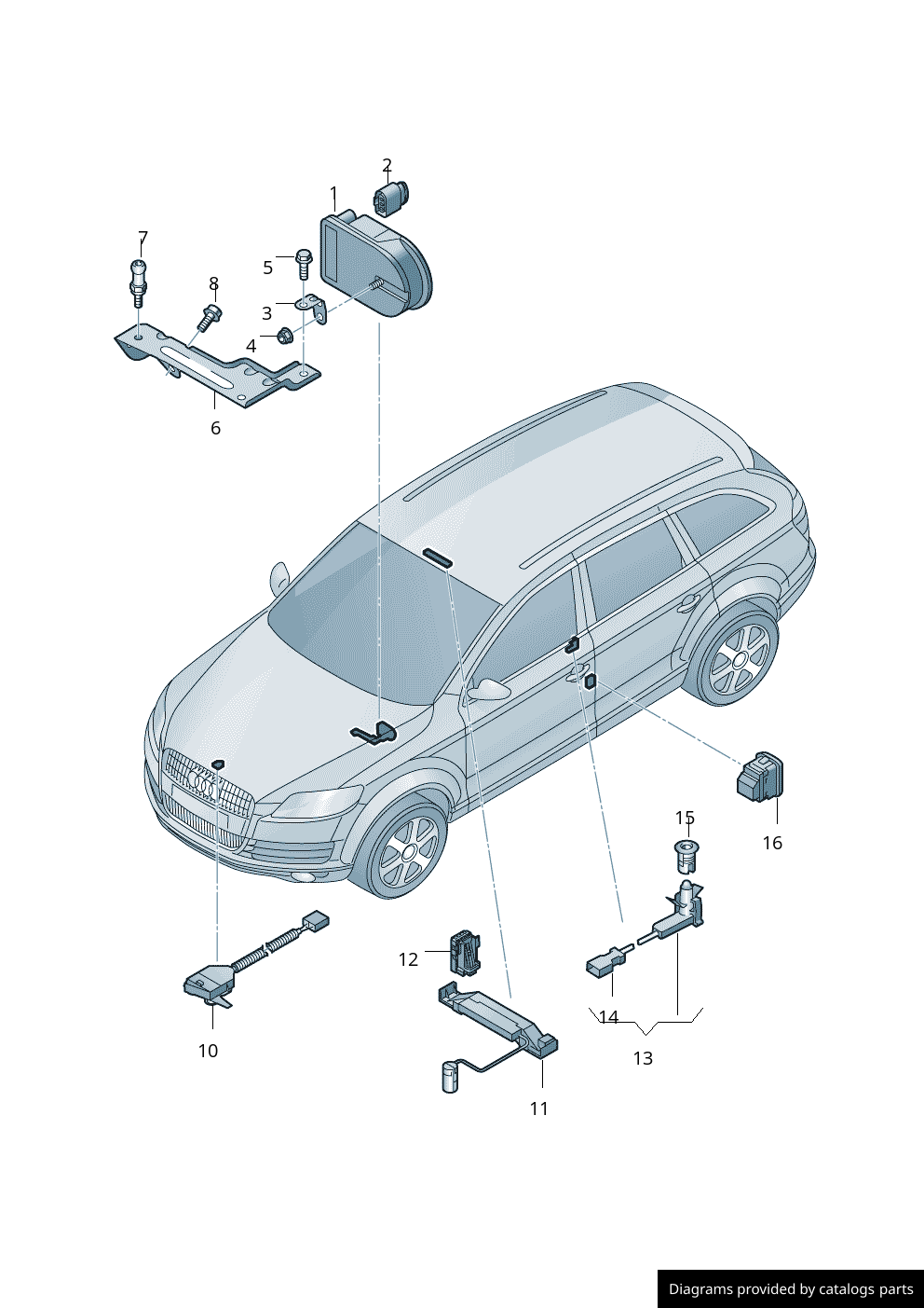 Car part diagram