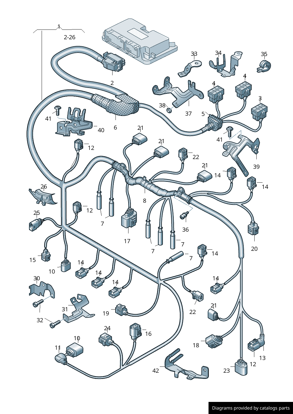 Car part diagram
