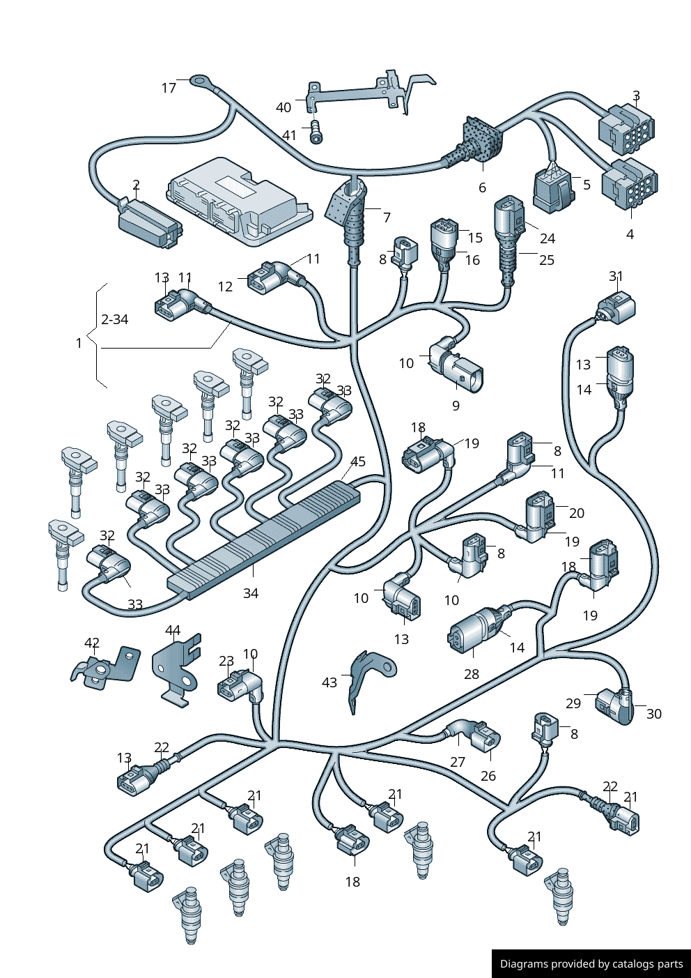 Car part diagram