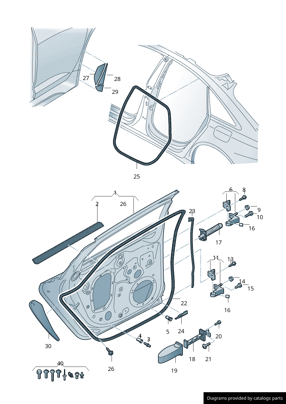 Car part diagram