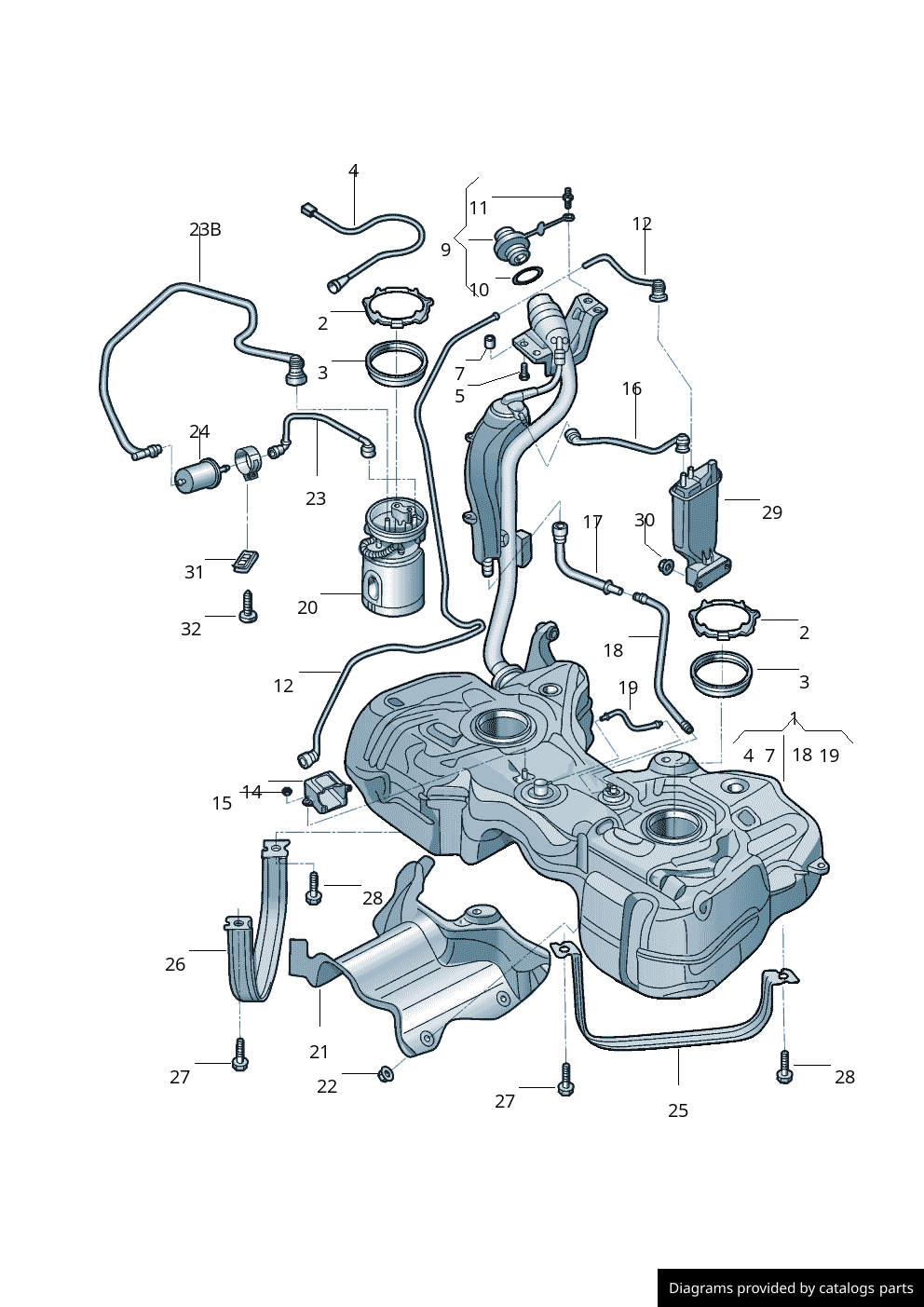 Car part diagram