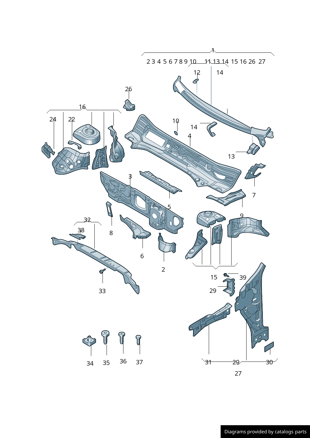 Car part diagram