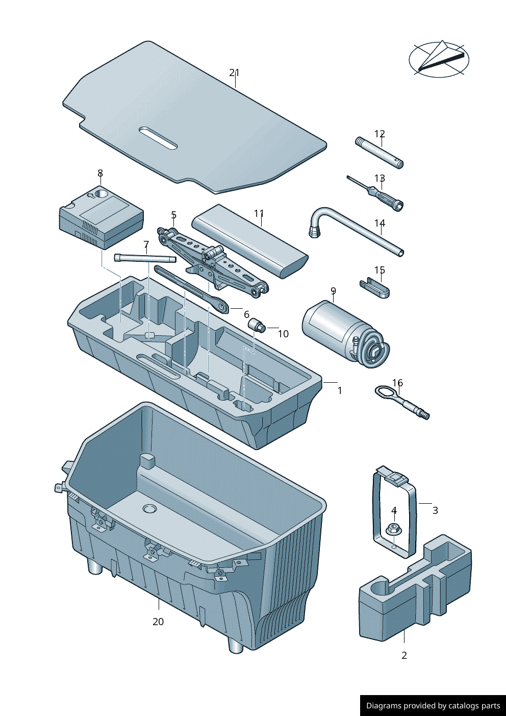 Car part diagram