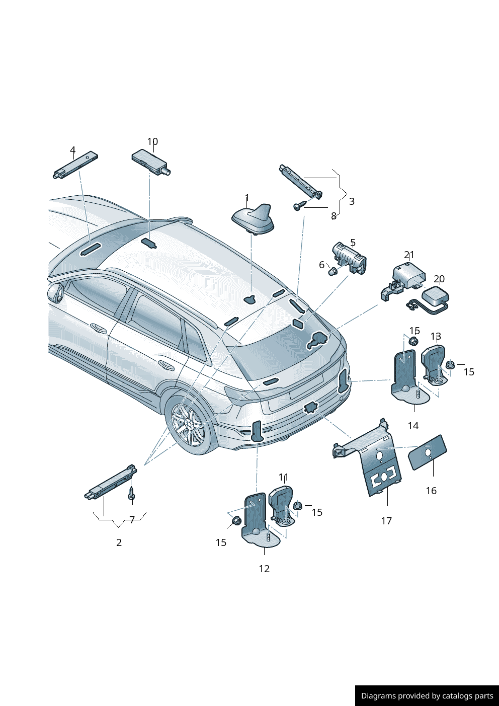 Car part diagram