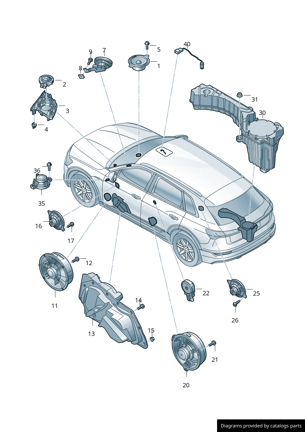 Car part diagram