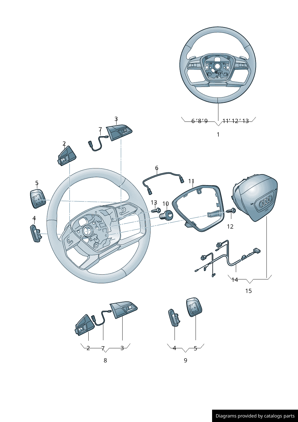 Car part diagram