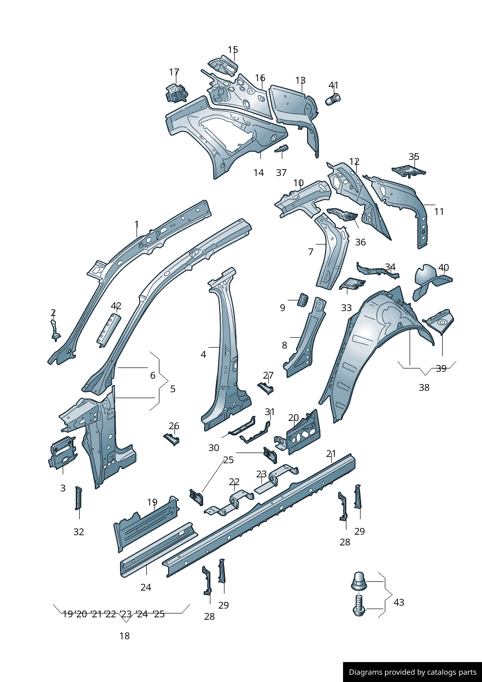 Car part diagram