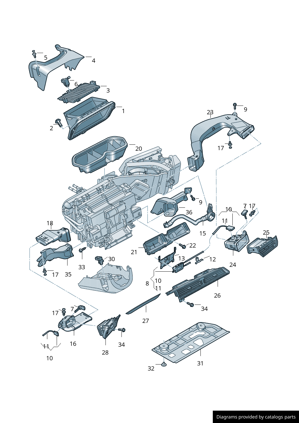 Car part diagram