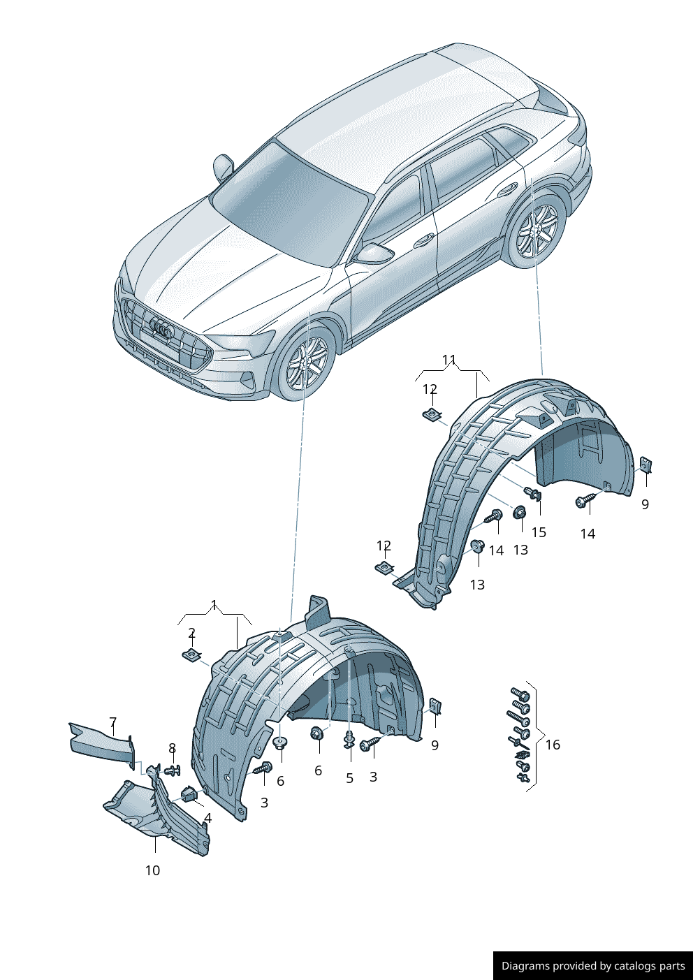 Car part diagram