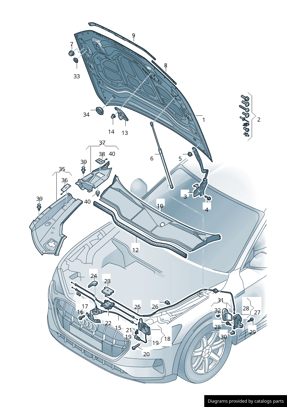 Car part diagram