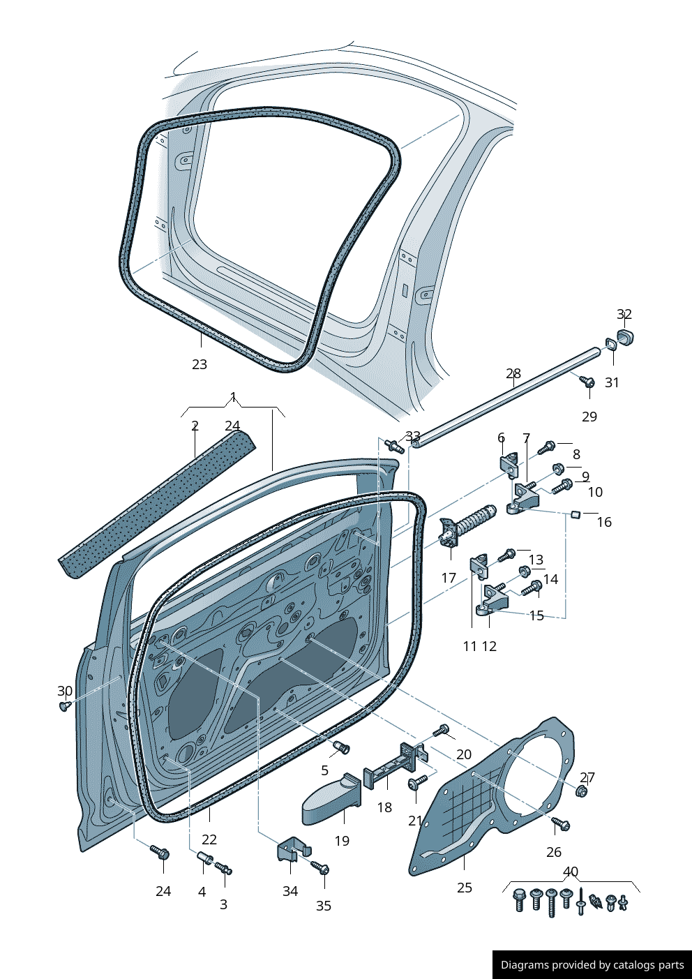 Car part diagram