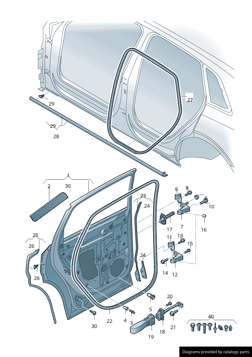 Car part diagram