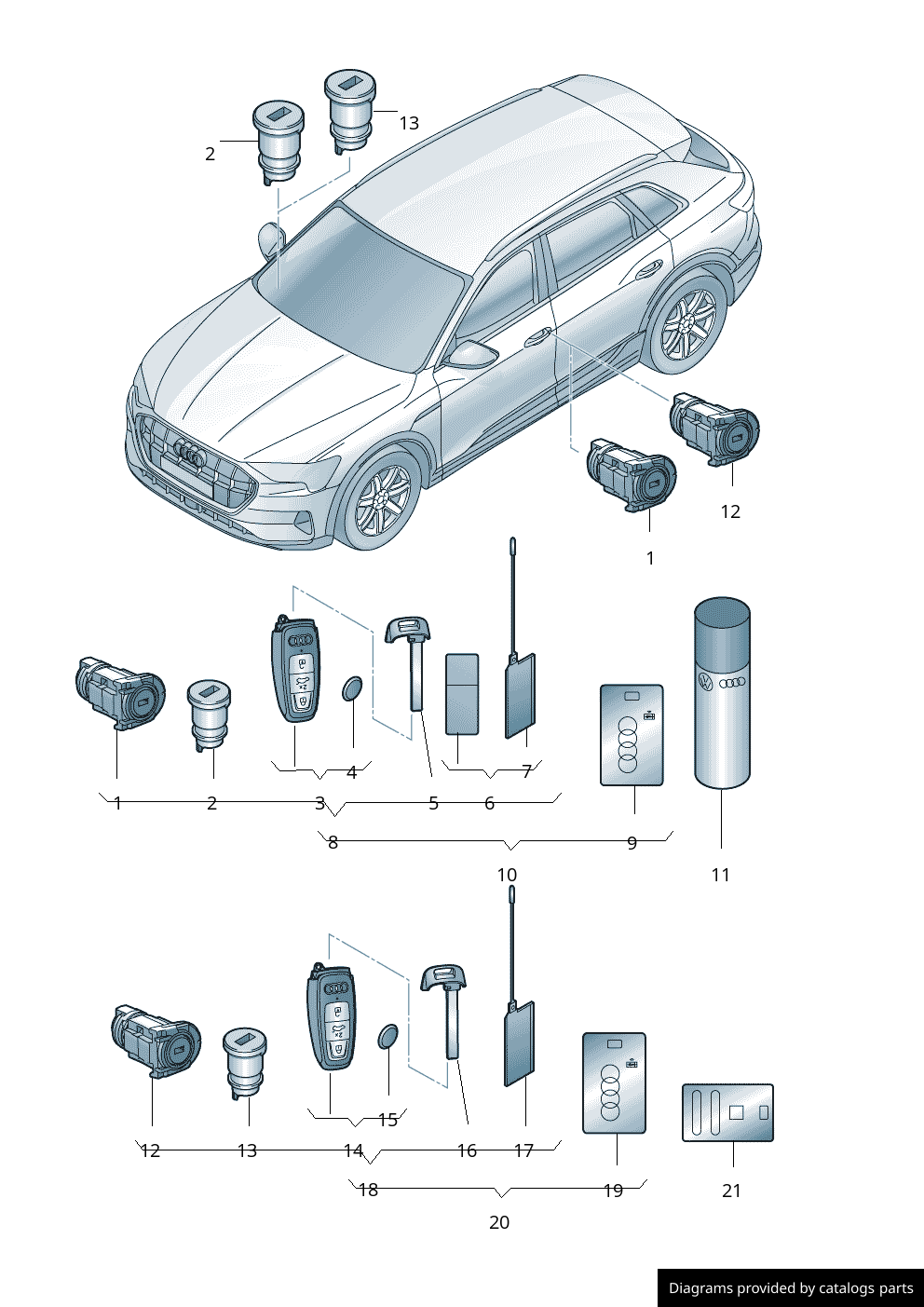 Car part diagram