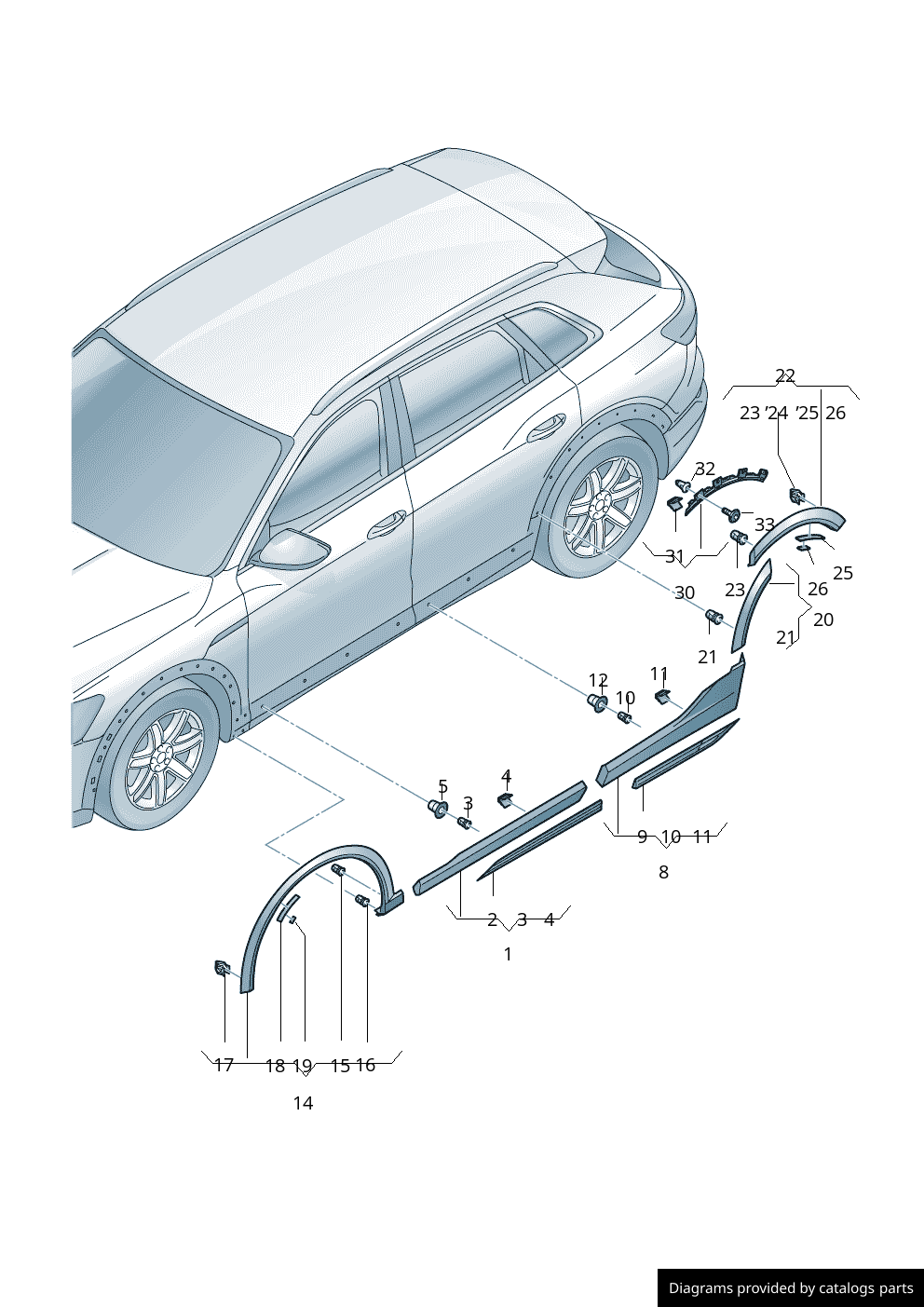 Car part diagram