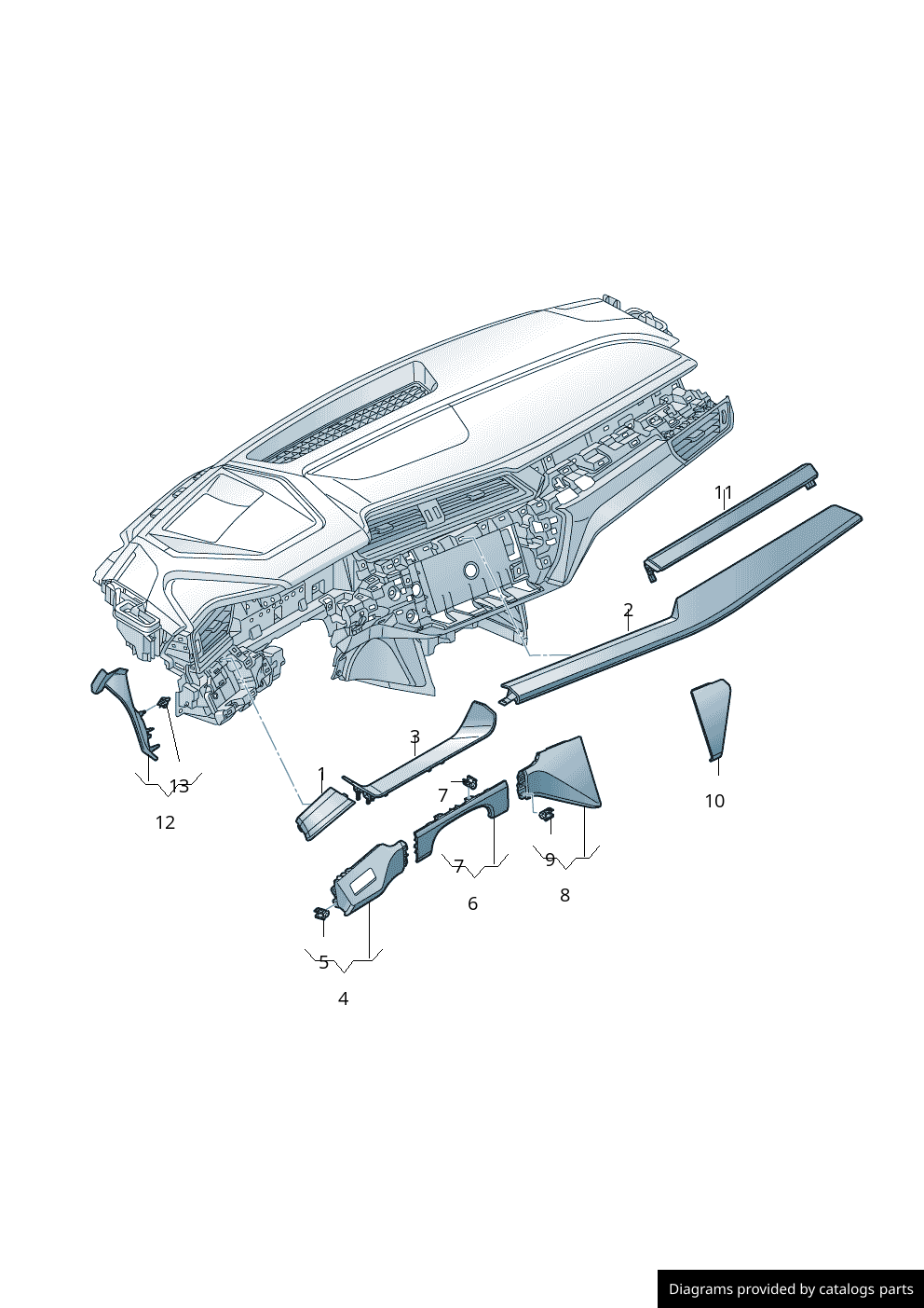 Car part diagram