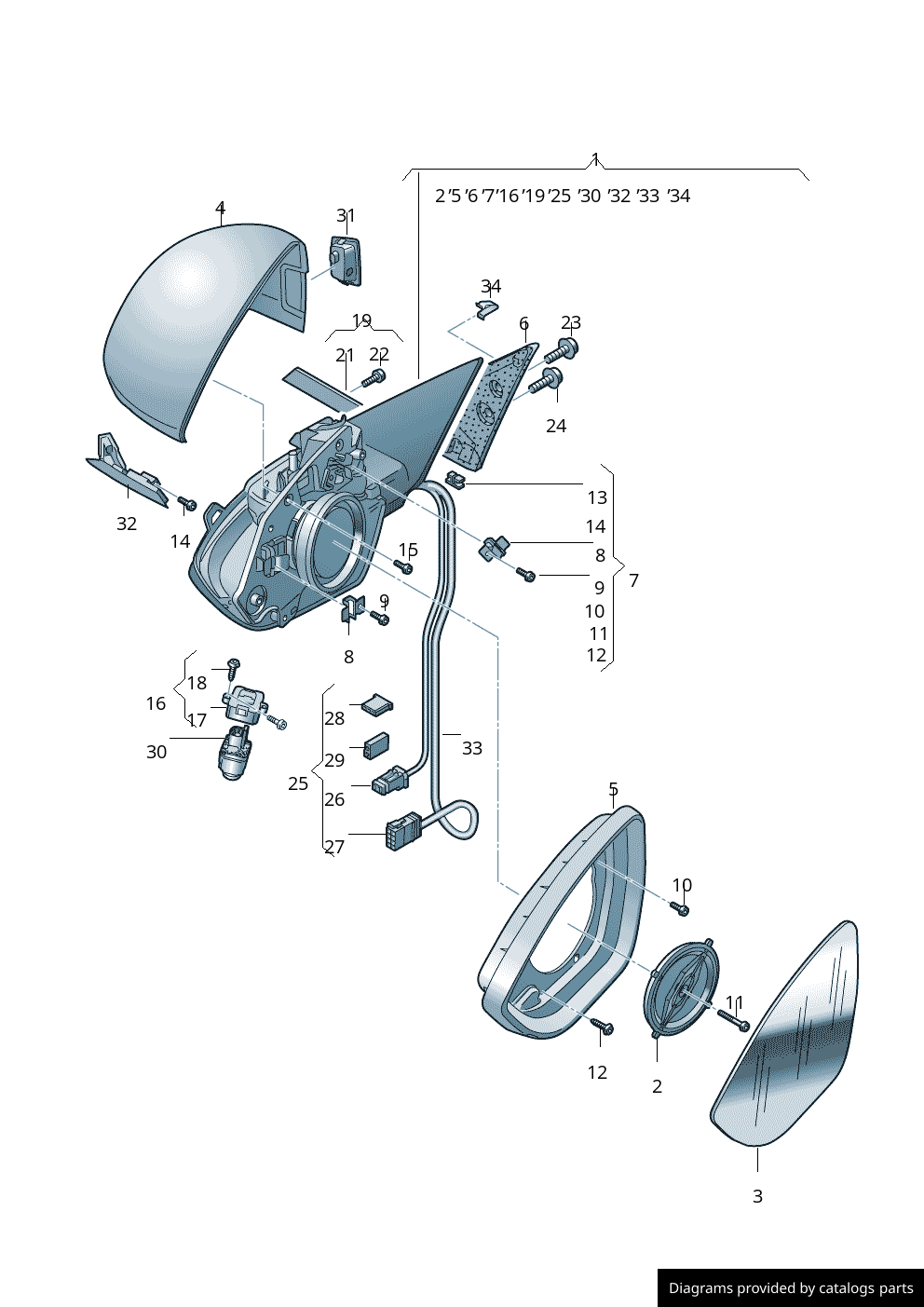 Car part diagram