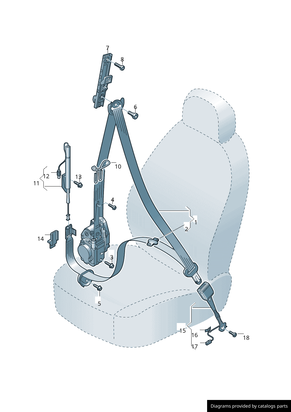 Car part diagram