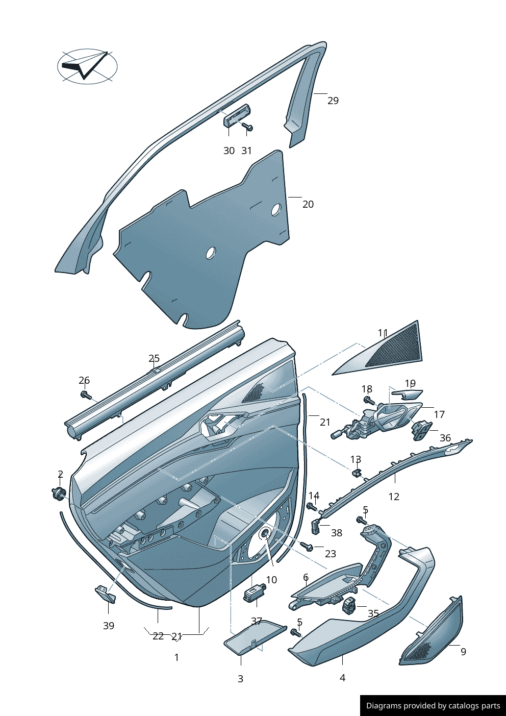 Car part diagram