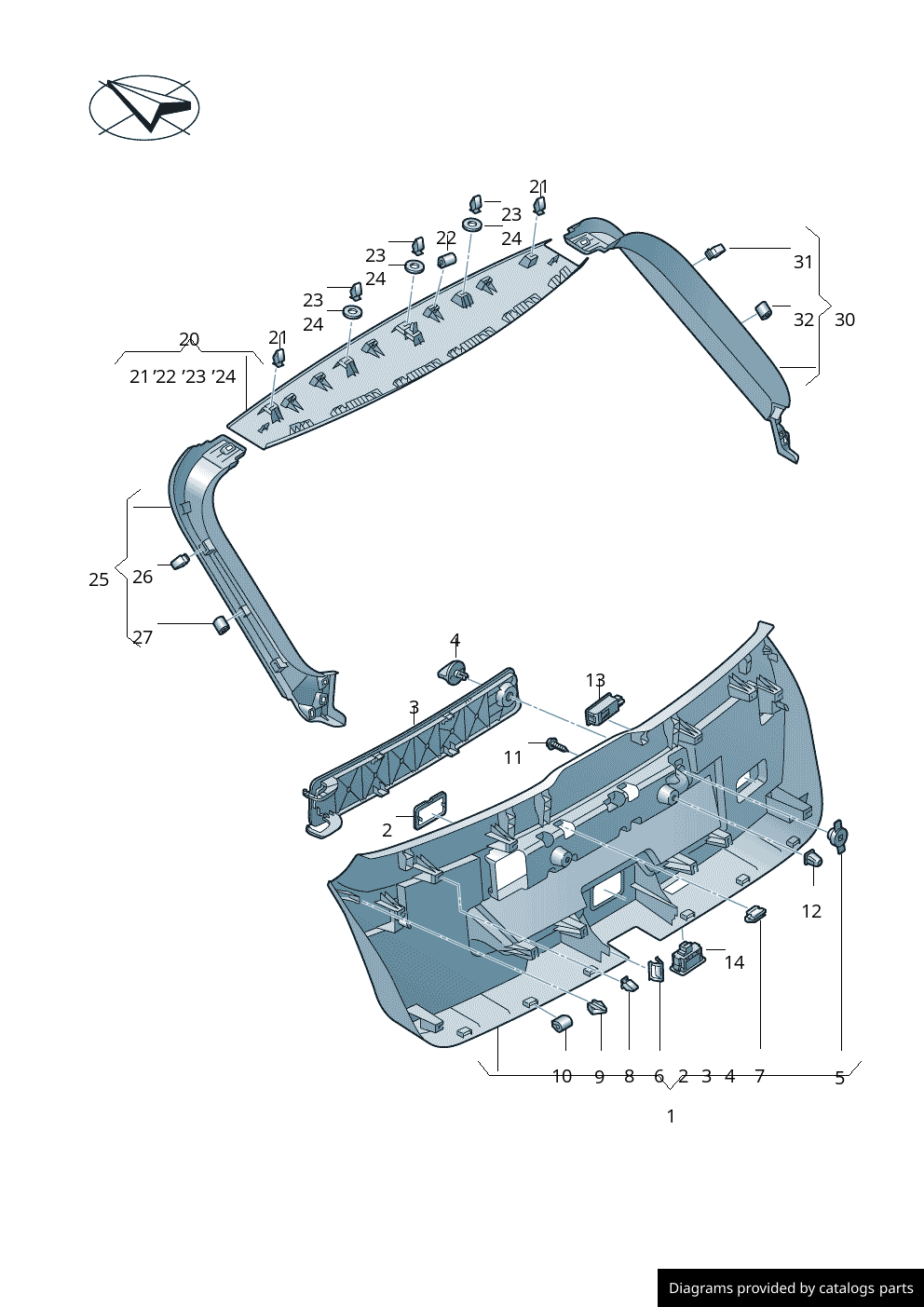 Car part diagram