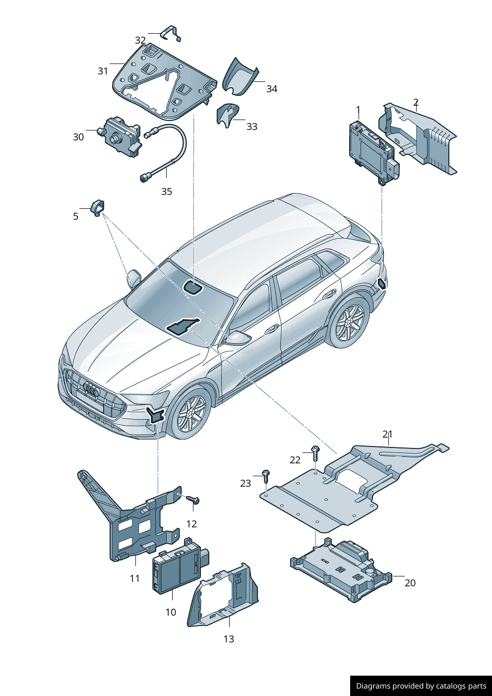 Car part diagram