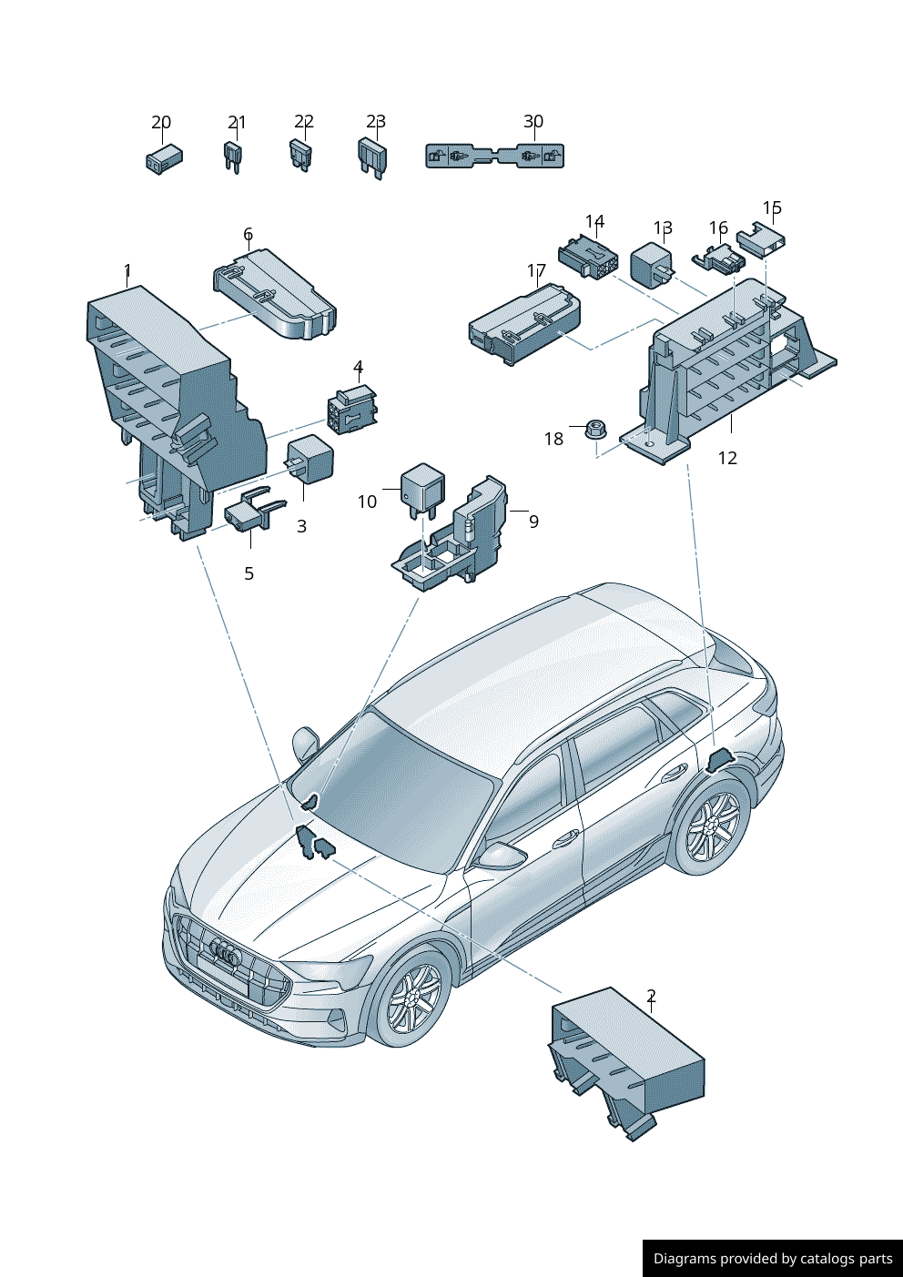 Car part diagram