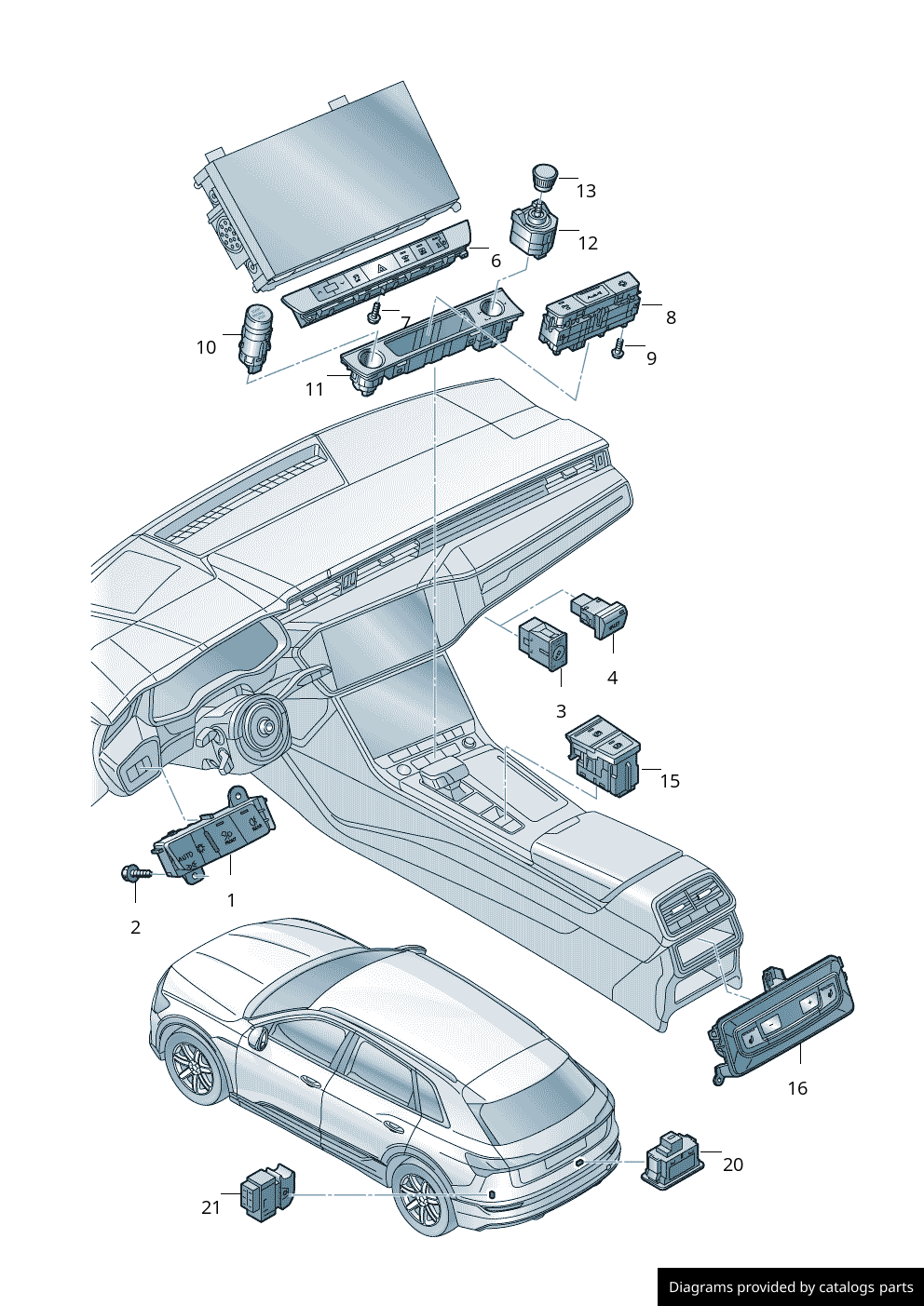 Car part diagram
