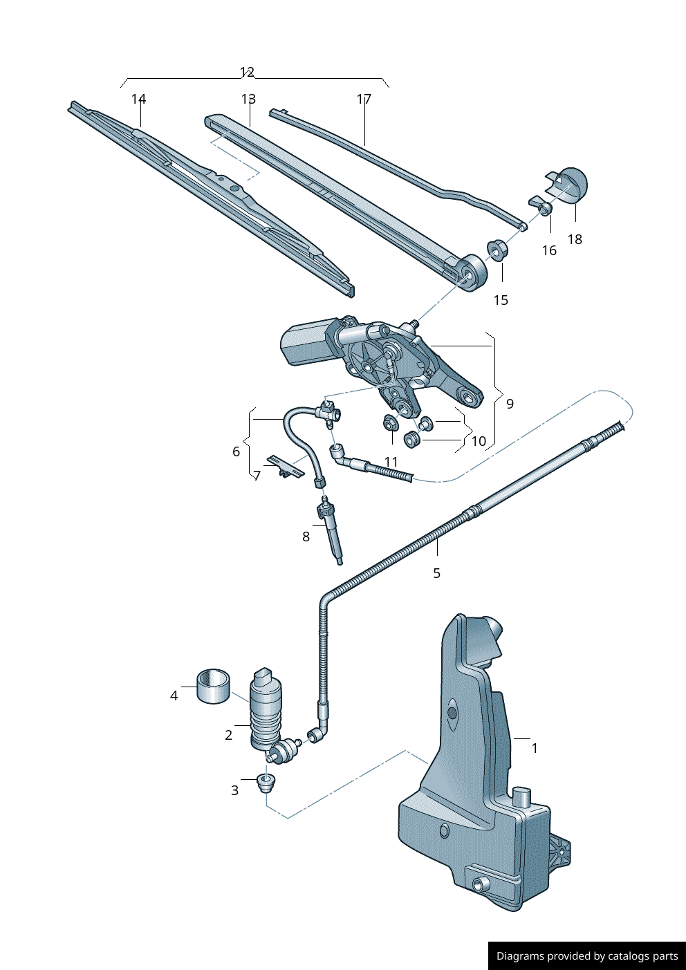 Car part diagram