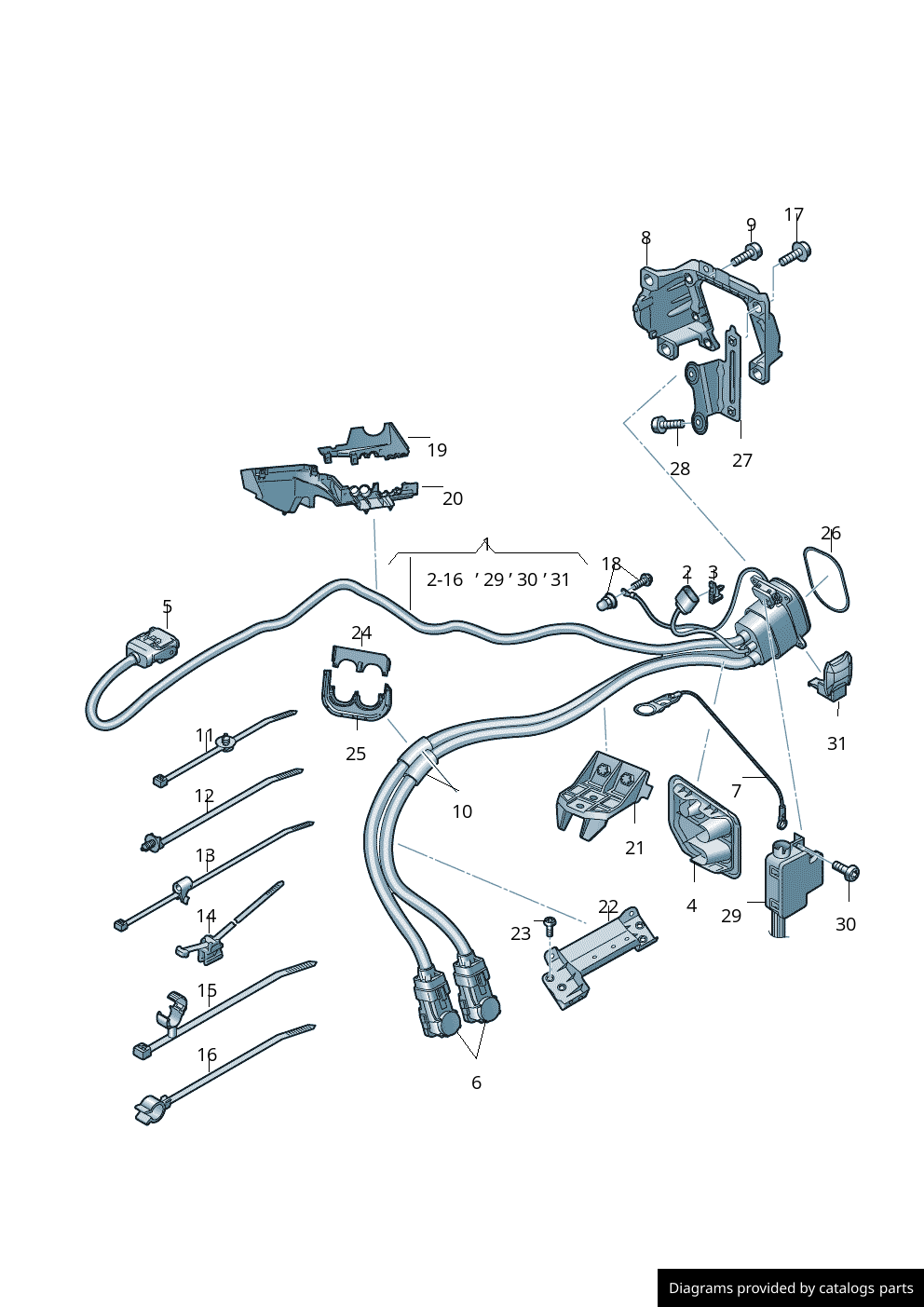 Car part diagram
