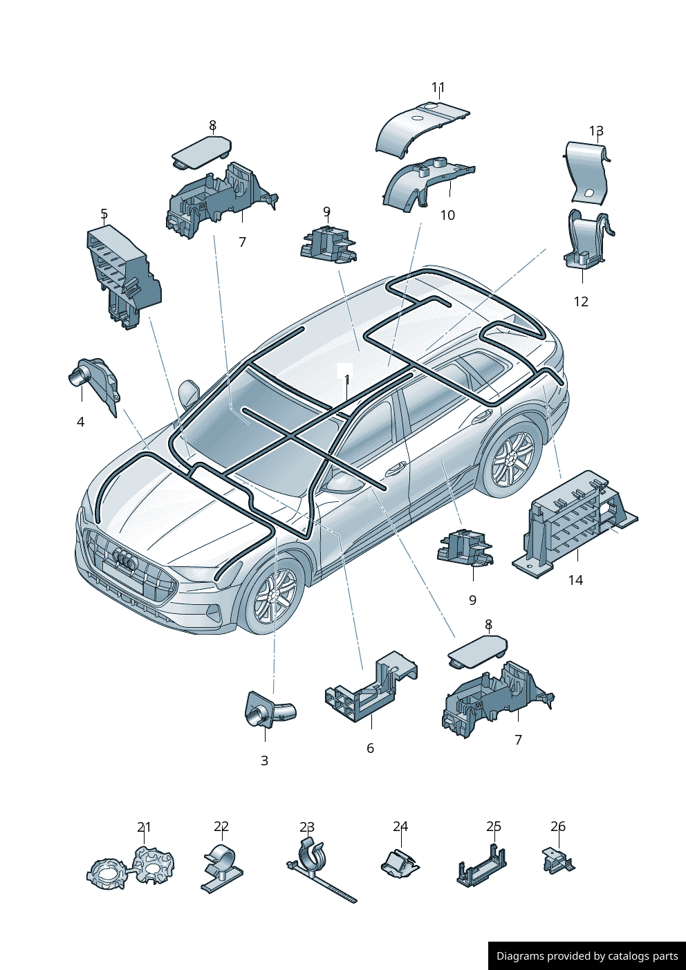 Car part diagram