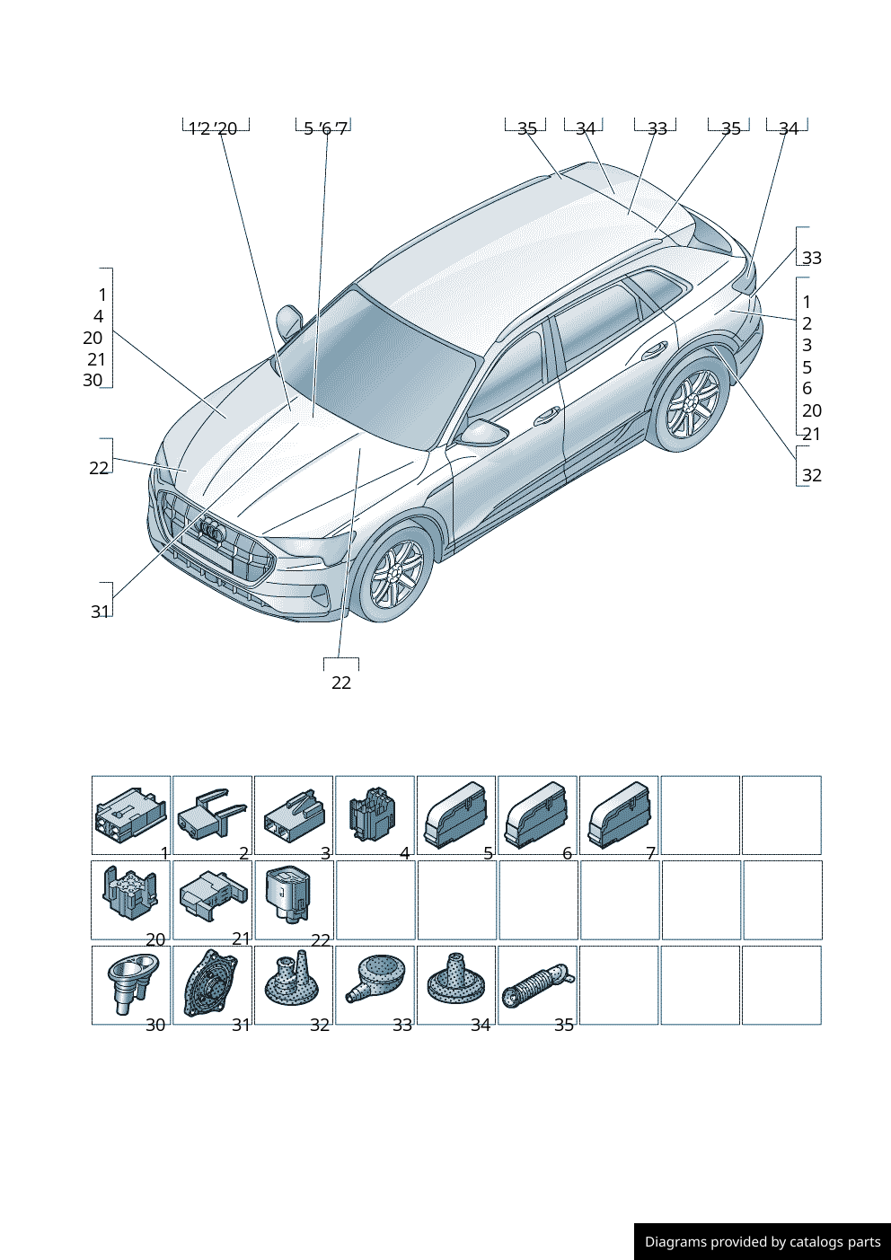 Car part diagram