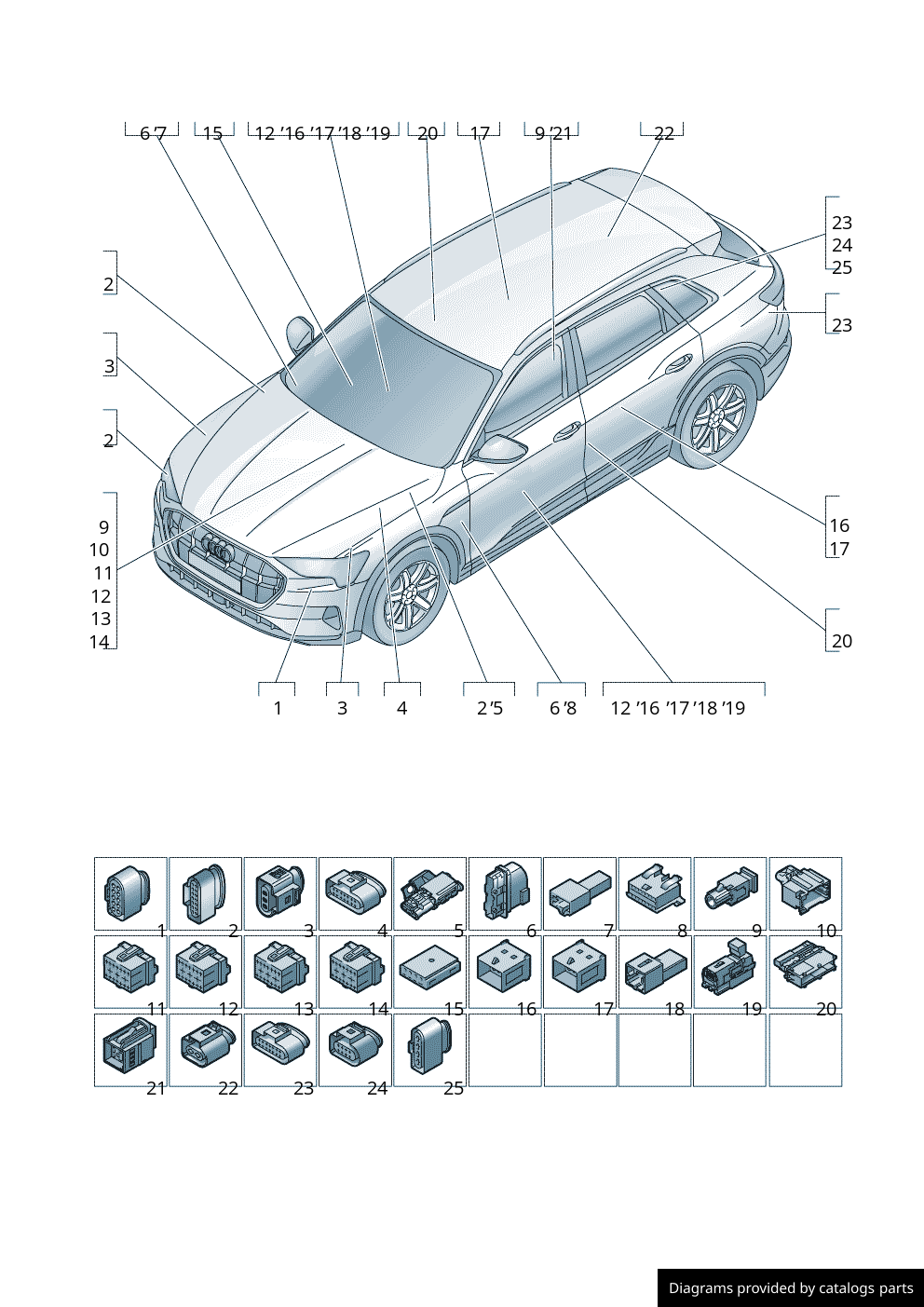 Car part diagram