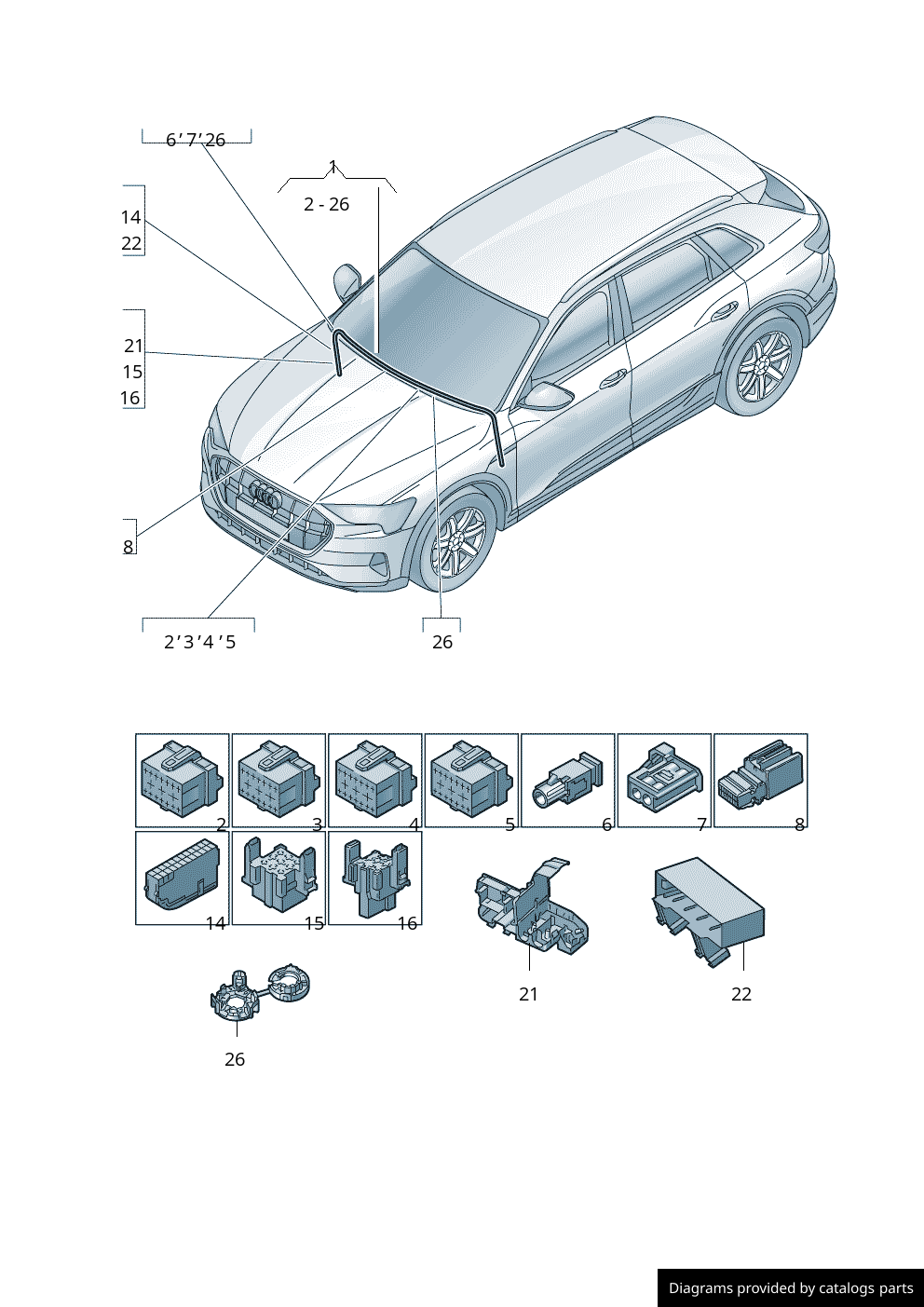 Car part diagram