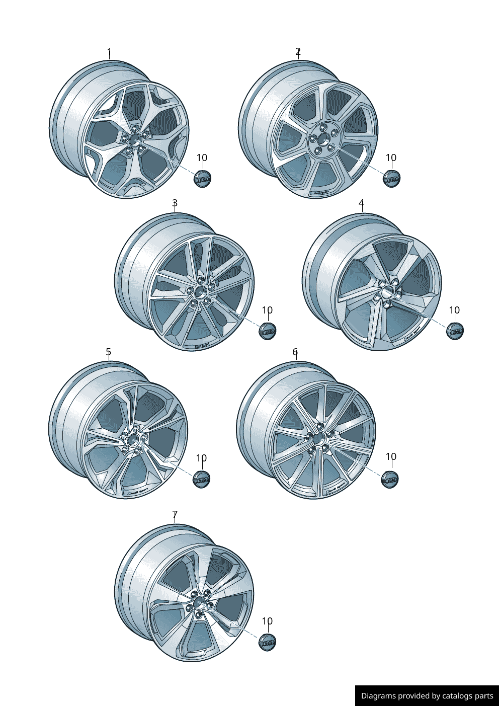 Car part diagram