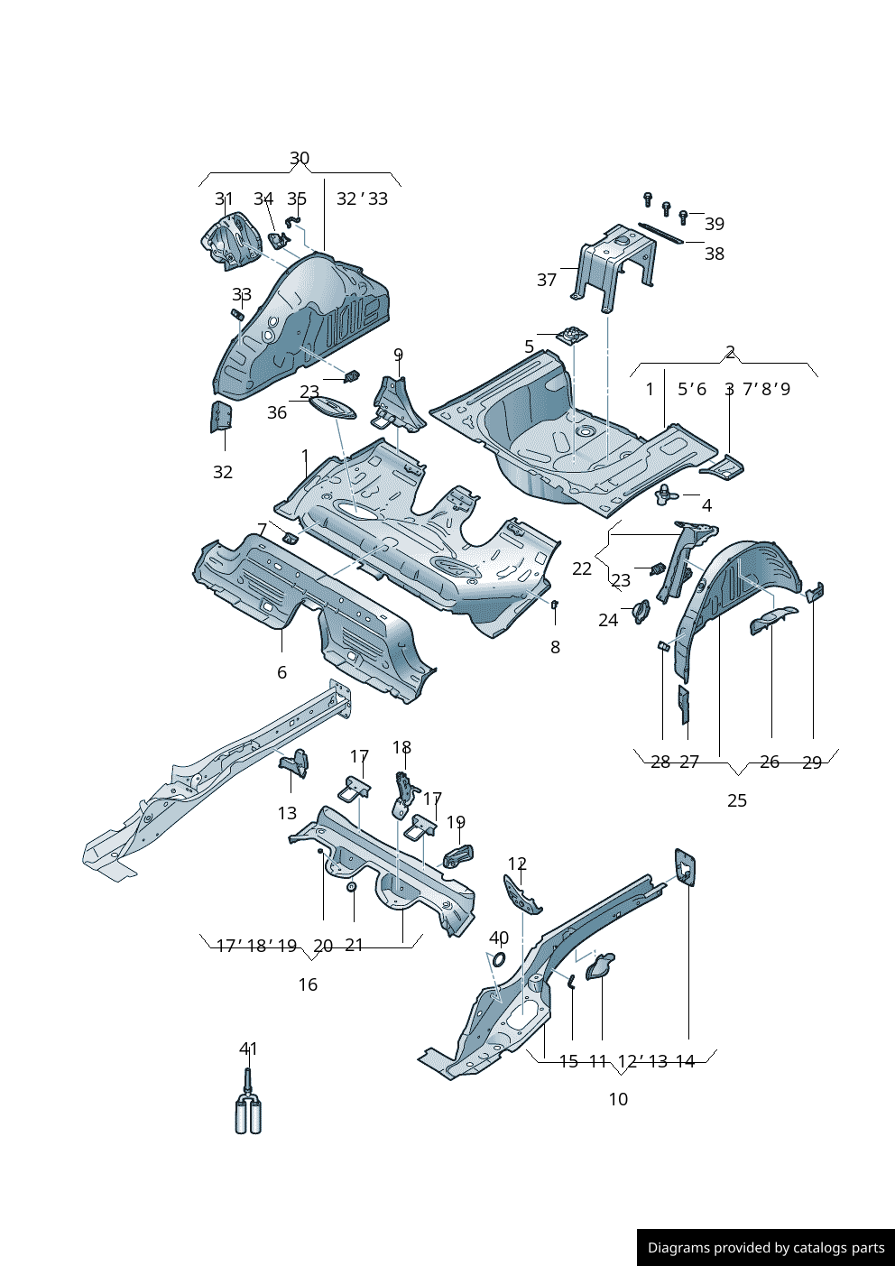 Car part diagram