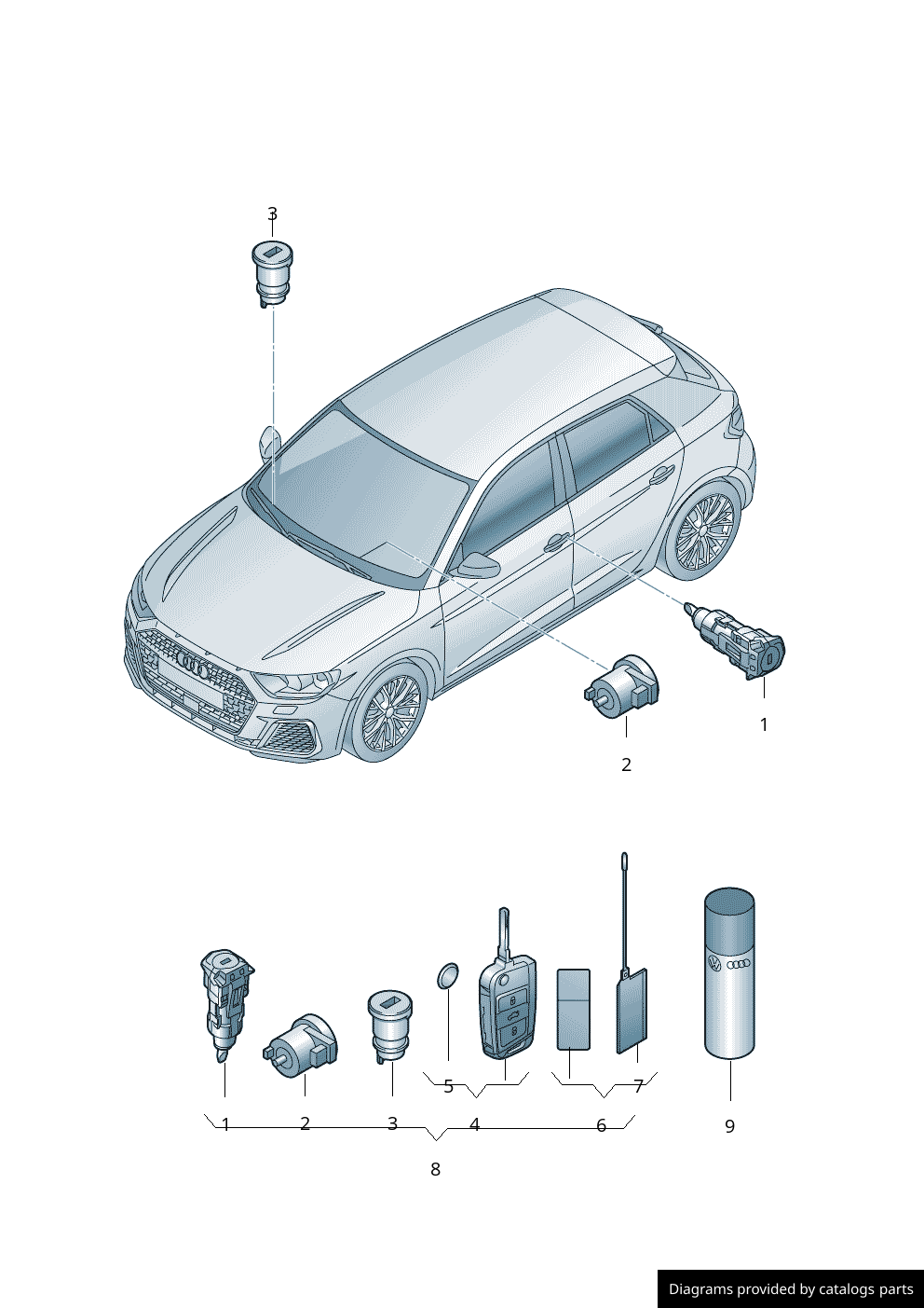 Car part diagram