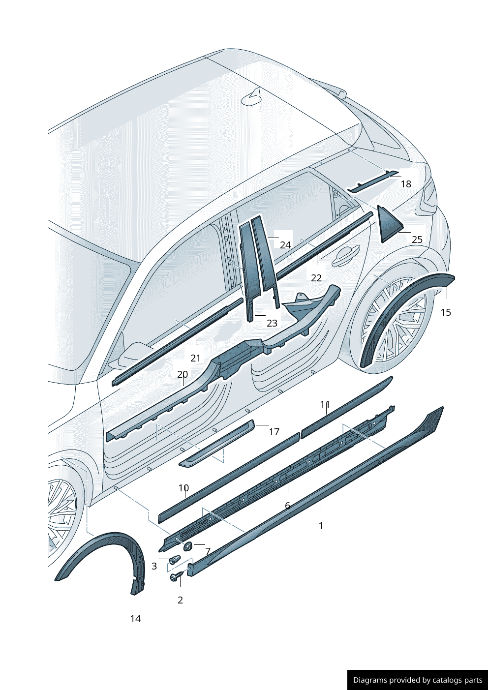 Car part diagram