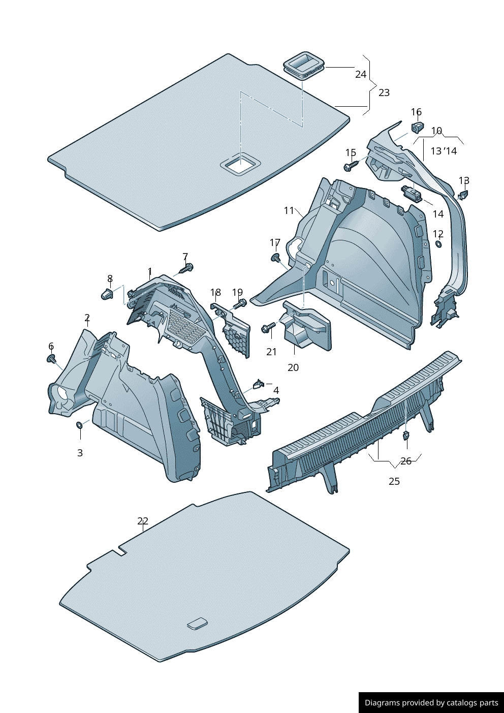 Car part diagram