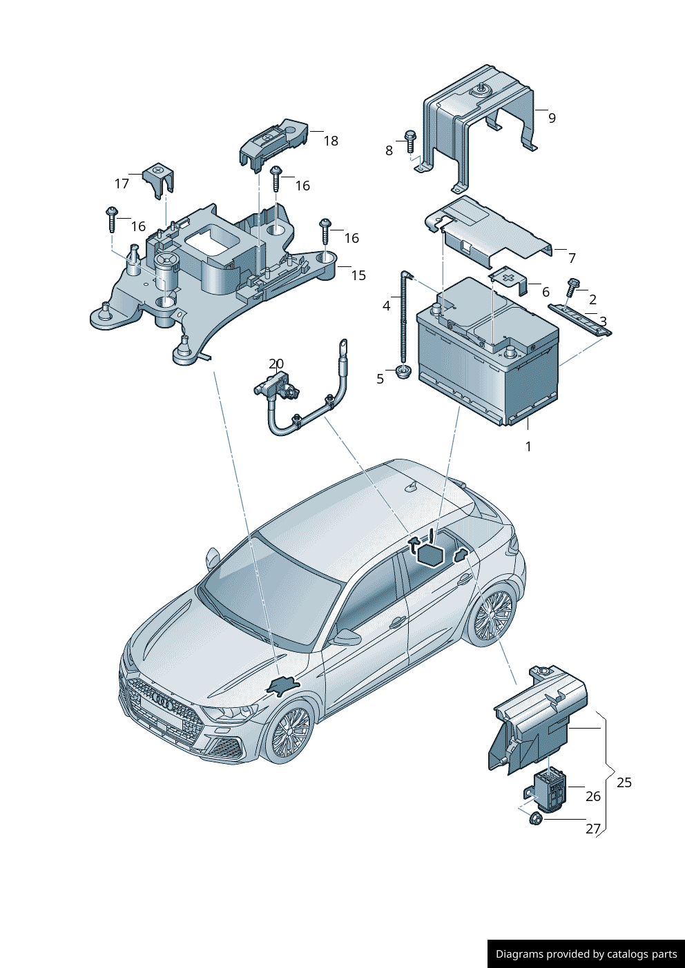 Car part diagram