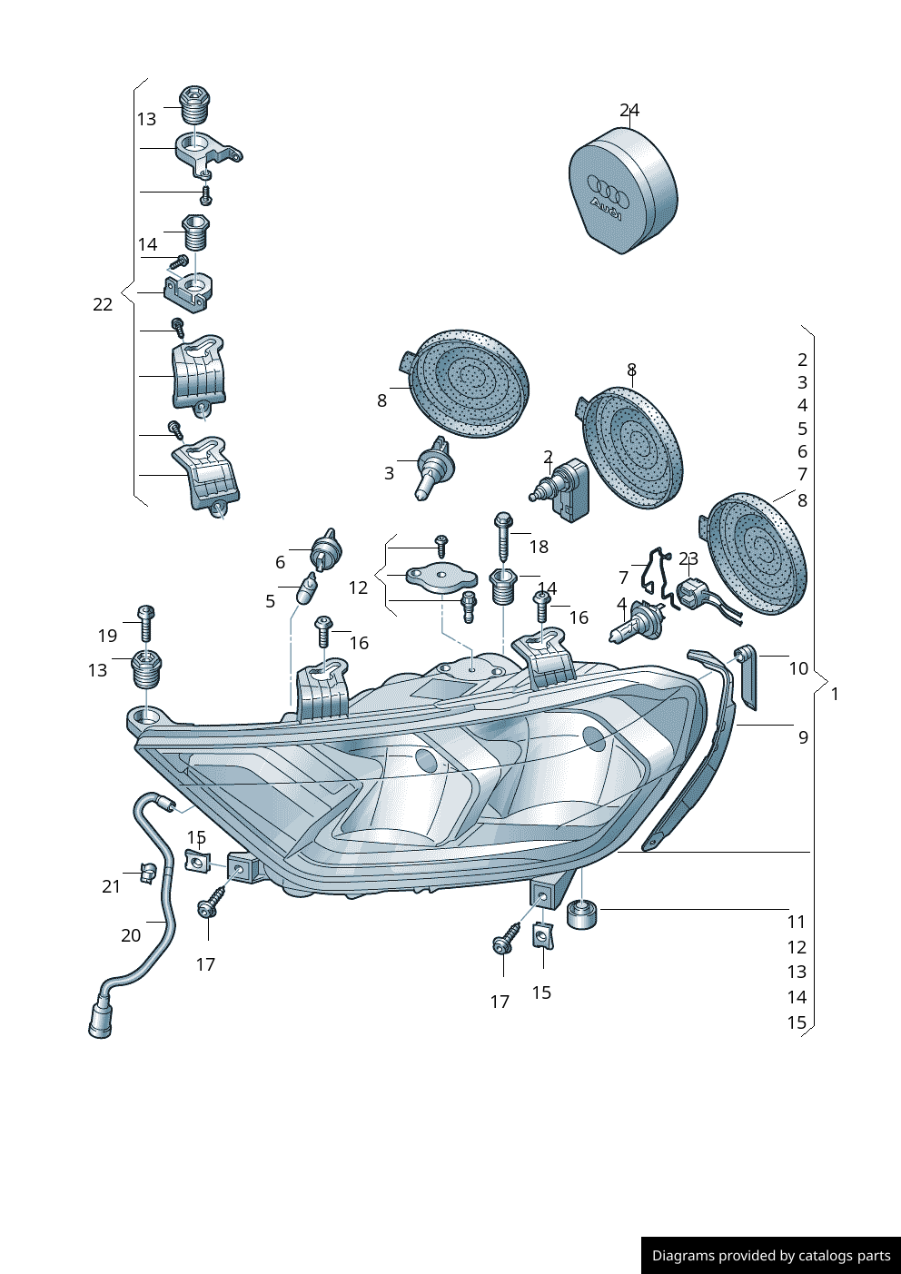 Car part diagram