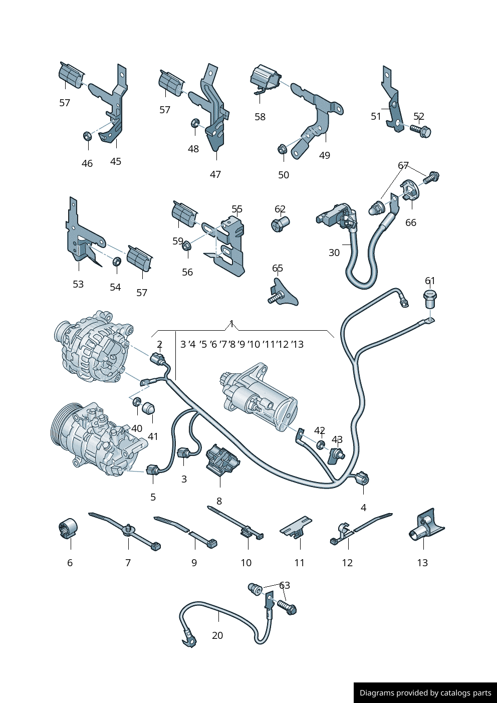 Car part diagram