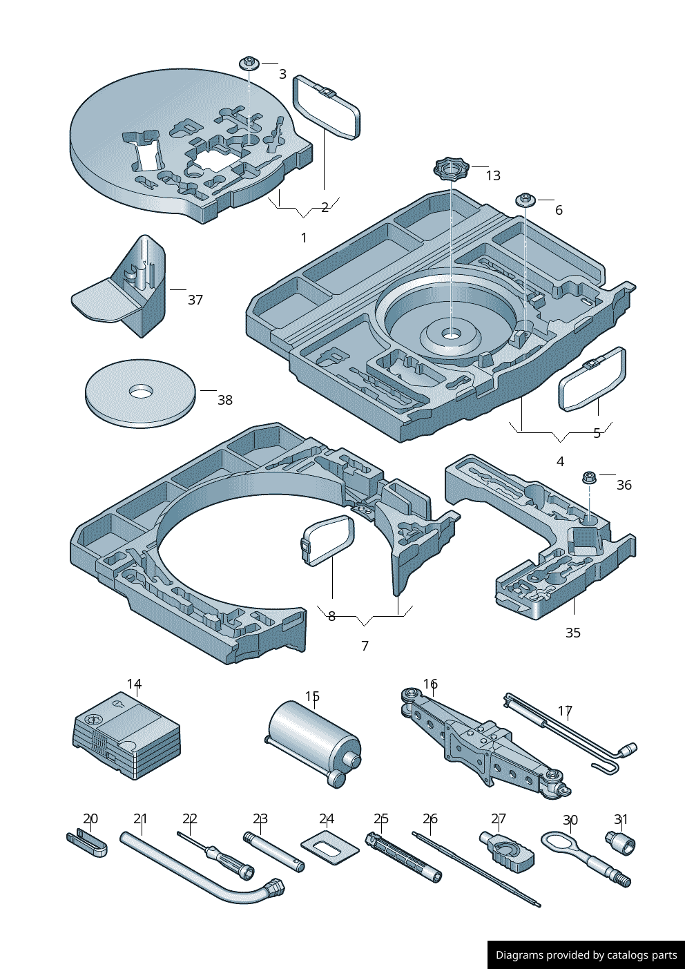 Car part diagram