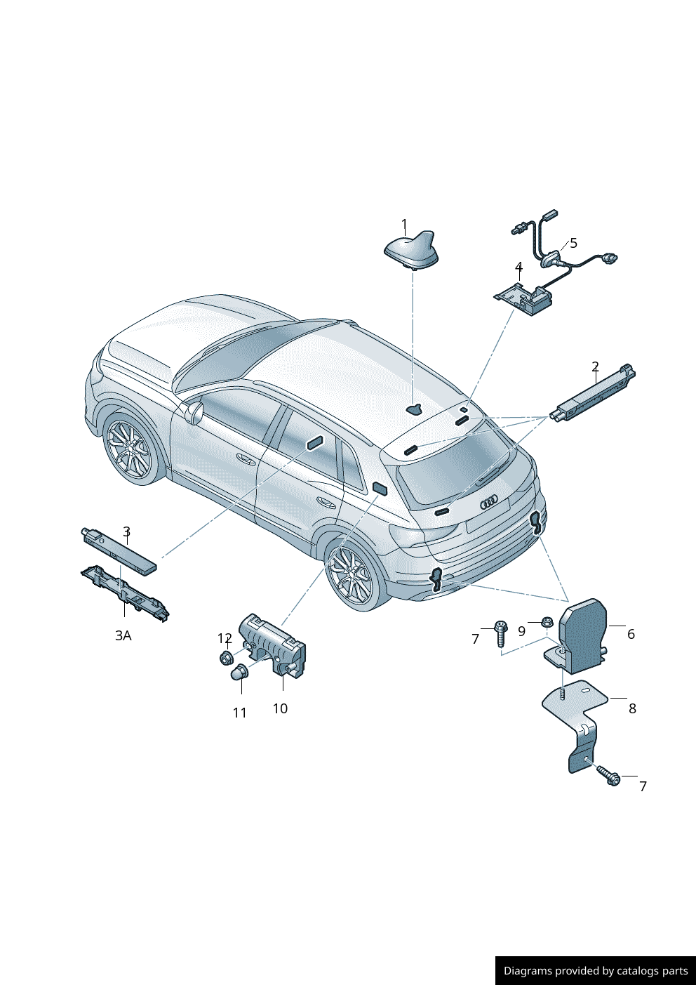 Car part diagram