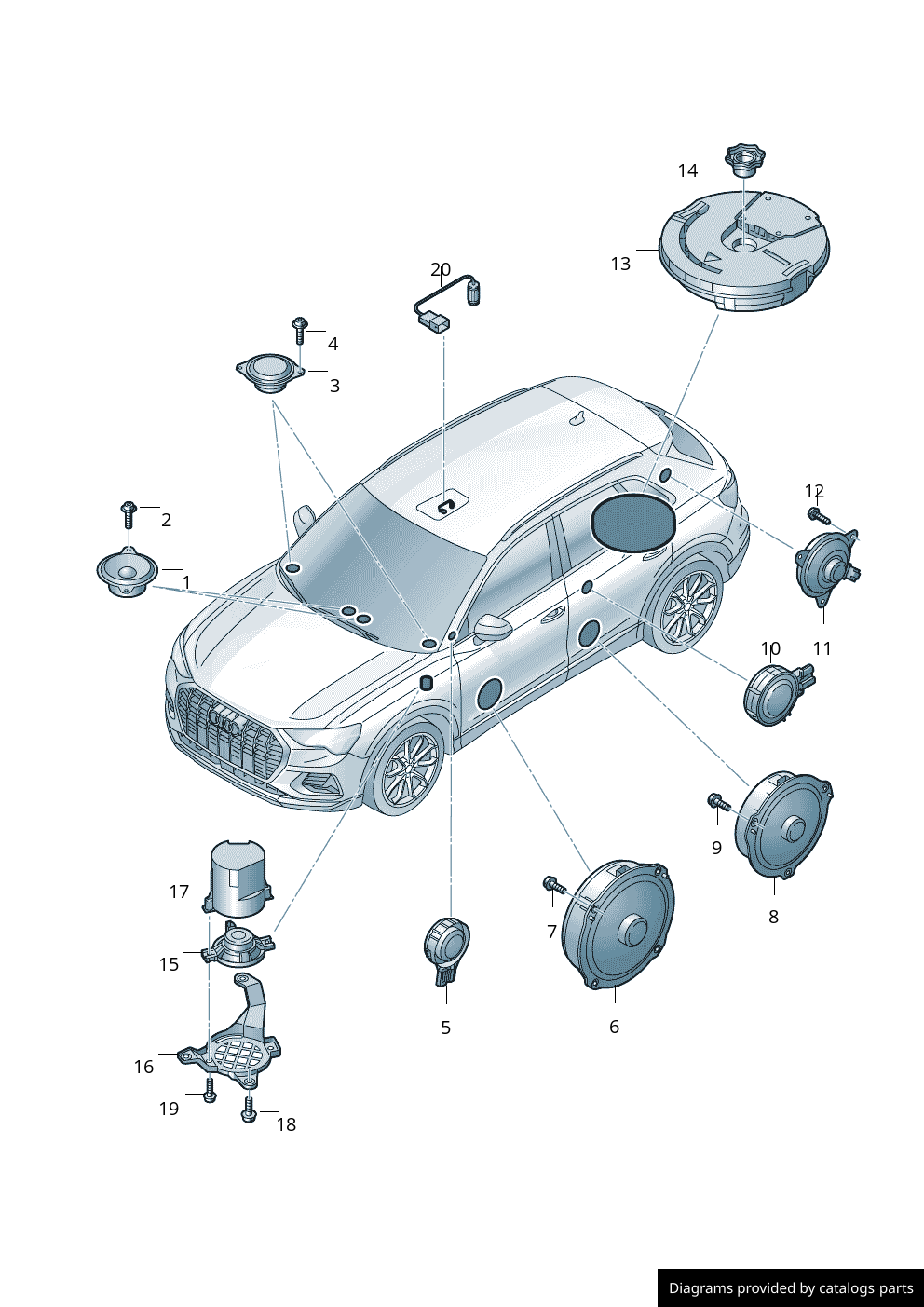 Car part diagram