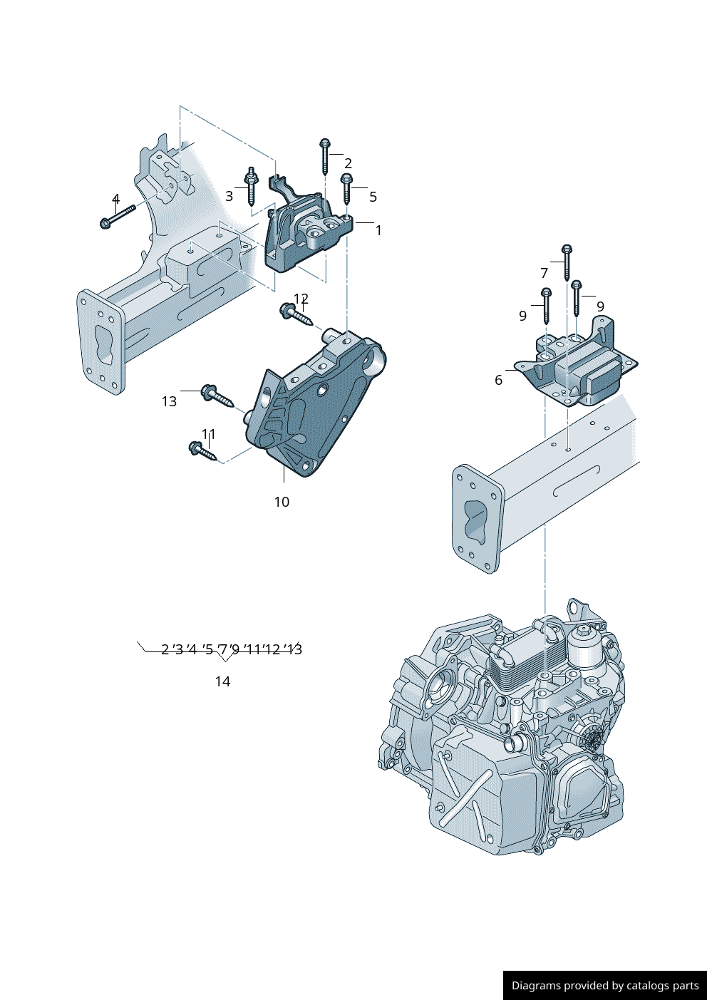 Car part diagram