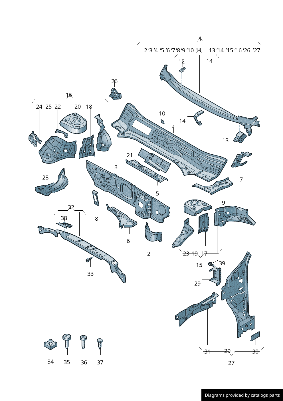 Car part diagram